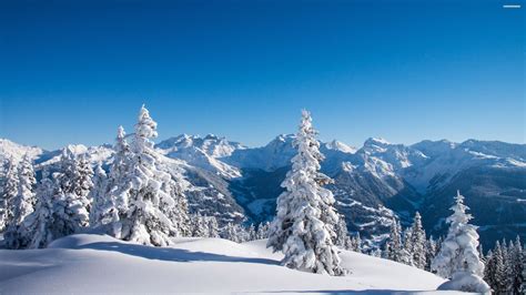 Winter Mountain Desktop Wallpaper HD Winter Mountain Wallpapers ...