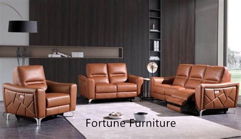 Plaza (SE920)3+2 Italian leather recliner lounge suite - Fortune Furniture