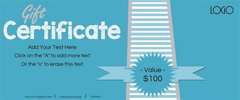 FREE Business Gift Certificate Template | Customize Online