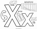 Letter X Coloring Pages To Print  Free Printable sketch template