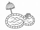 Free Printable Pool Coloring Pages sketch template