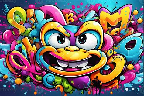 Cartoon Graffiti Wallpaper, Cartoon Graffiti Background, Cartoon ...