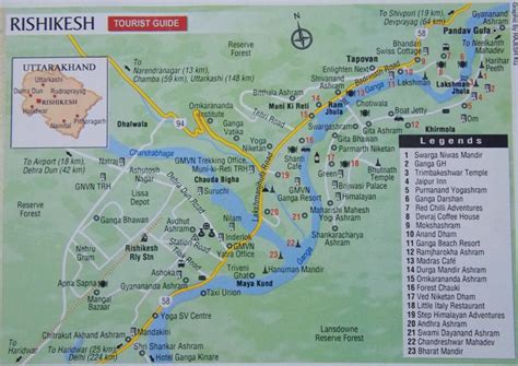 Rishikesh City Map - Rishikesh Travel Agent