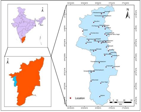 Study area map of Coimbatore district | Download Scientific Diagram