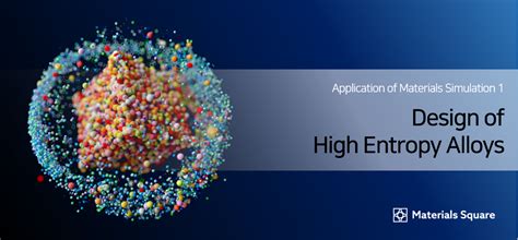 Application of Material Simulation 1. Design of High Entropy Alloys ...