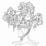 Free tree house coloring pages Home  Download Treehouse sketch template
