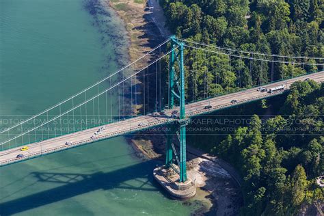 Aerial Photo | Lions Gate Bridge, Vancouver