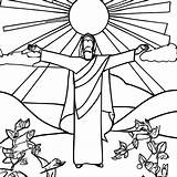 Printable Religious Coloring Pages Symbol sketch template
