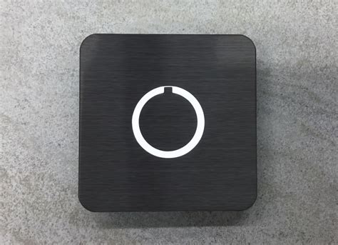 Square Modern Touch Doorbell Button - Luxello USA & Canada