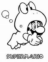 Toad Super Mario Coloring Pages sketch template