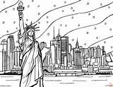Printable Statue Of Liberty Coloring Pages Free sketch template