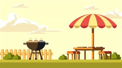 Grapes Clip Art Images - Backyard Barbecue In The Afternoon Vector 202112 Vector Art At Vecteezy ...