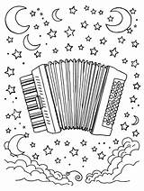 10  Free Accordion Coloring Pages For Fun And Creativity sketch template