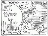 God Created The Earth Coloring Pages Sketch Page sketch template