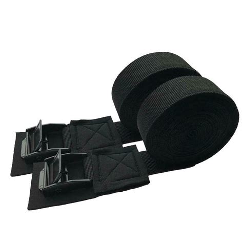 Yafex 9.8 ft Heavy Duty Cam Tie Down Straps, Black, 2 Pack - Walmart.com