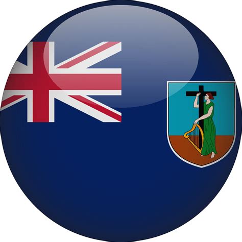 Montserrat 3D Rounded National Flag Button Icon Illustration 4711773 Vector Art at Vecteezy