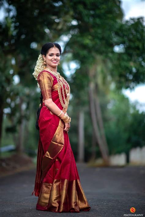 Beautiful South Indian Bride Kerala Wedding Saree Sou - vrogue.co