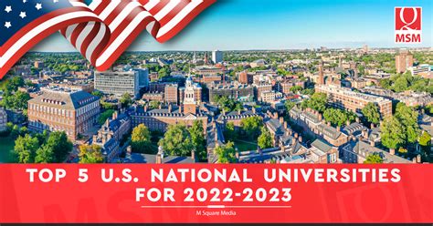 Top 5 U.S. National Universities for 2022-2023 - M Square Media