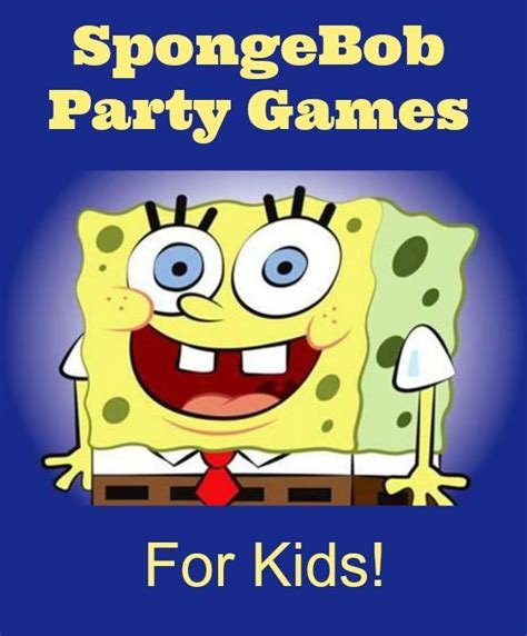 Spongebob Party Games for Undersea Fun! | Spongebob birthday party ...