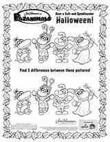 Jim Henson’s Pajanimals Halloween Coloring Page  Sweeps4Bloggers sketch template