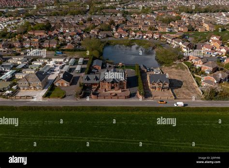 Aerial Drone Image of Tyson Furys NEW Family home, valued at around £1.8m in the Seaside Town of ...