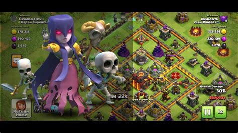 Clash Of Clans - Witch Attack TH10 | Level 2 Witch Attack | Level 2 ...