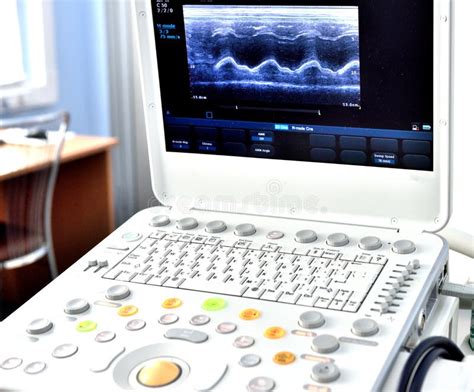 Ultrasound machine stock photo. Image of healthcare, clinic - 54356596