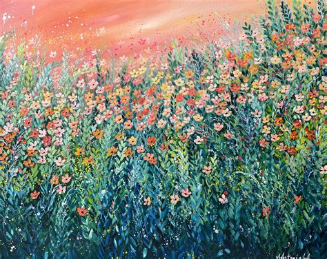 Sunset Meadow, (this painting was a commission) – artfulness.co.uk