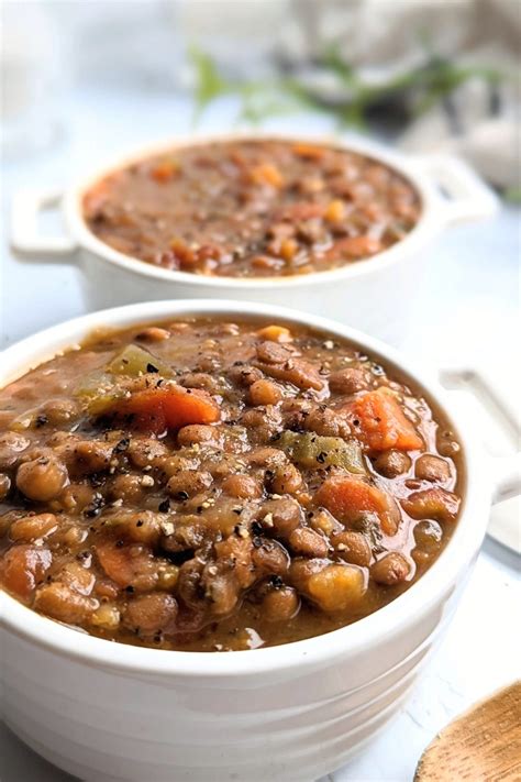 Low Sodium Lentil Soup Recipe (Vegetarian) - Low So Recipes