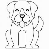 Tongue Tied Dog Coloring Page sketch template