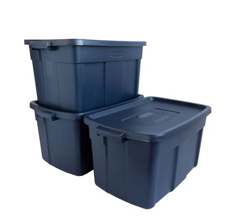 Rubbermaid Roughneck? Storage Totes 31 Gal, Large Durable Stackable ...