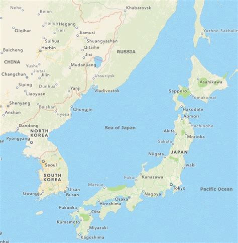 Sea of Japan Makes Japan Separate