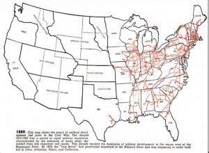 U.S. Railroad Map 1860 World History Teaching, World History Lessons, Us History, Ancient ...