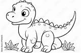 Dinosaur coloring For Children To Print Coloring School  sketch template