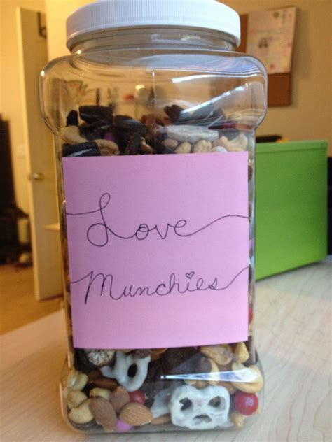Love Munchies mix... 2 cups each of the following: almonds, peanuts ...