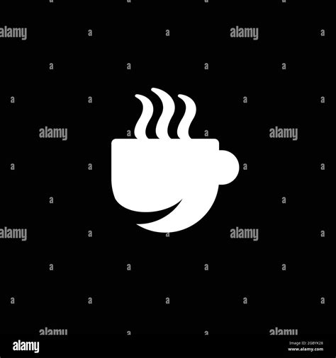 Flat simple minimalist modern smile coffee mug logo Stock Vector Image & Art - Alamy