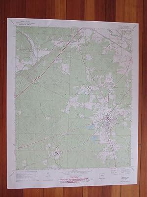 Gurdon Arkansas 1972 Original Vintage USGS Topo Map: (1972) Carte | RareMapsandBooks