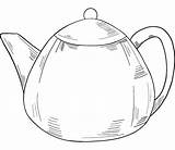Teapot coloring page  ColouringPages sketch template