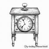 Clock Coloring Pages  Free & Printable sketch template