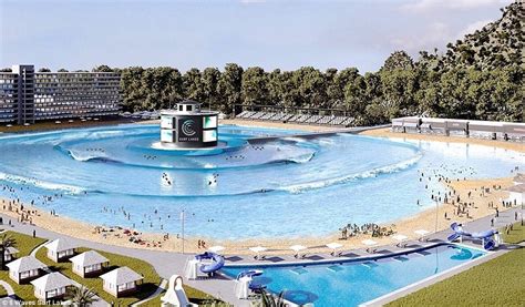 Australia's first wave pool produces 2,400 waves per hour | Daily Mail Online