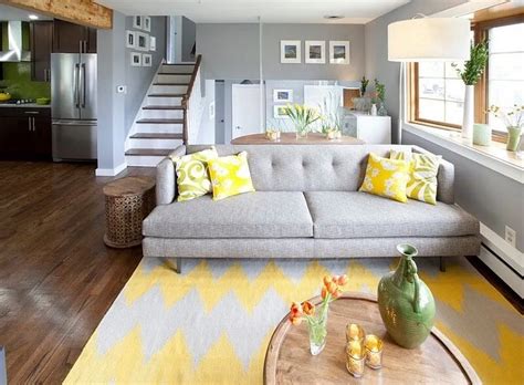 Best 15 Gray and Yellow Living Room Design Ideas - Interior Idea