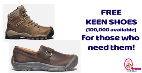 KEEN Shoes FREE for those in need workers and families (100,000 available)!