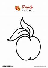 Peach Coloring Pages For Kids – Free Printables  Art & Craft sketch template