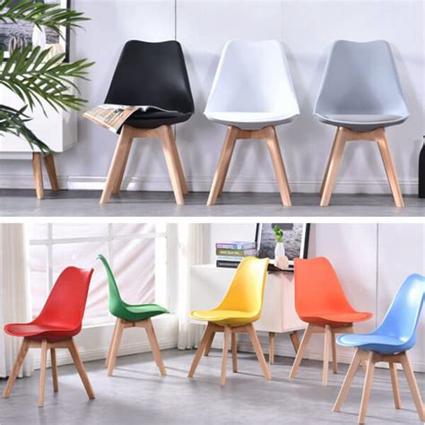 Modern Tulip Chair With Wooden Legs - Norpel Furniture