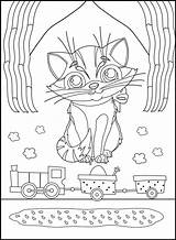 Cute Cat Outline coloring Page For Kids line drawing animal  sketch template