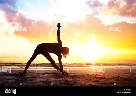 Yoga Silhouette Sunset