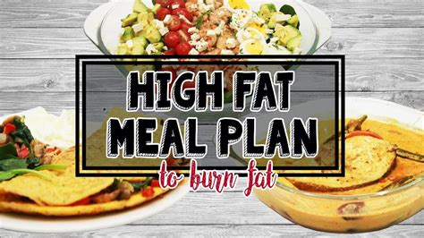 High FAT Meal Plan to Burn Fat (Breakfast, Lunch, Dinner Recipes) | Recipe Learn