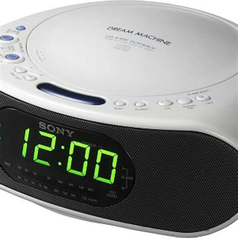 Shop Sony ICF CD 837 AM FM Stereo Clock Radio With CD Player White & Discover Community Reviews ...