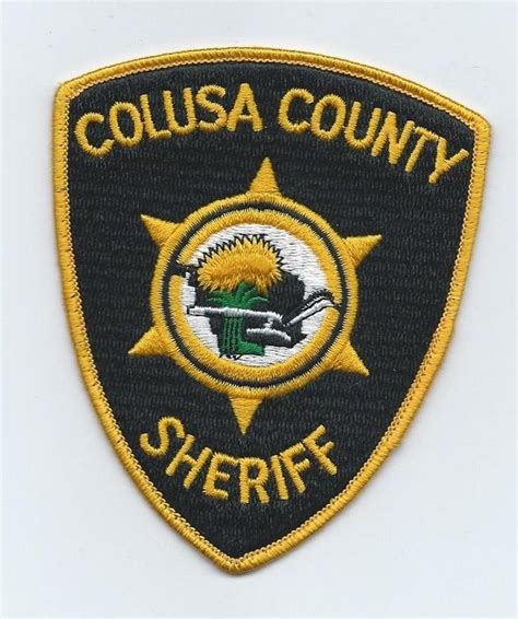 Colusa county Sheriff Calif 3 | Police patches, Police, Sheriff