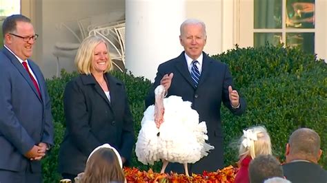 Biden went straight from his colonoscopy to pardon a turkey on bizarrely busy Friday | indy100